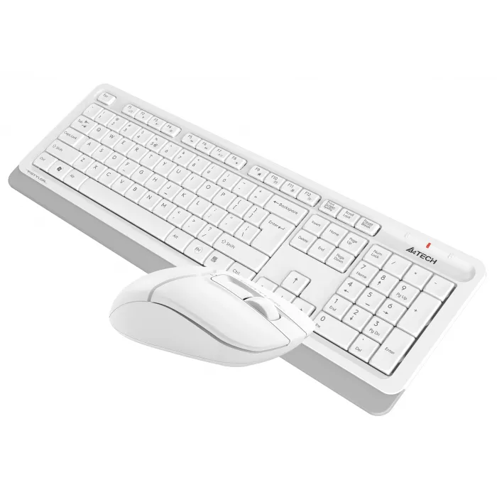 Клавиатура + мышь A4Tech Fstyler FG1012 клав:белый мышь:белый USB беспроводная Multimedia (FG1012 WHITE)