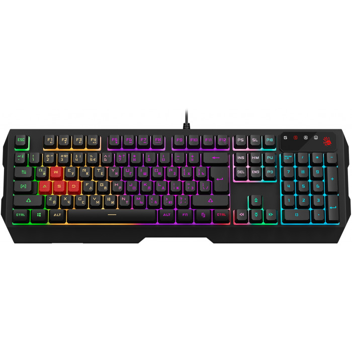 Клавиатура + мышь A4Tech Bloody B1700 клав:черный мышь:черный USB LED (B1700 (B140N + ES7 + BP-50M))