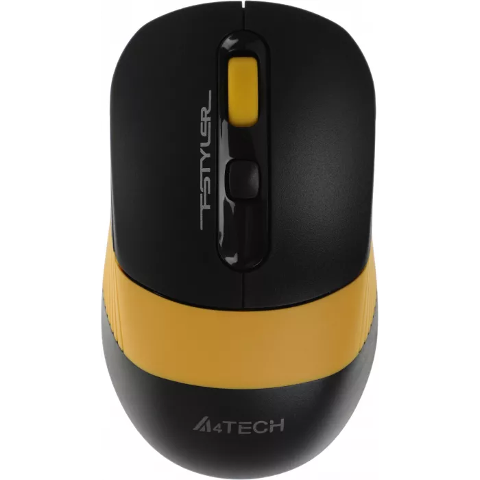 Клавиатура + мышь A4Tech Fstyler FG1110 клав:черный/желтый мышь:черный/желтый USB беспроводная Multimedia (FG1110 BUMBLEBEE)