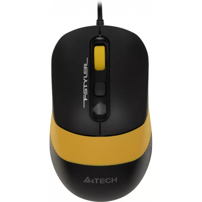 Клавиатура + мышь A4Tech Fstyler F1110 клав:черный/желтый мышь:черный/желтый USB Multimedia (F1110 BUMBLEBEE)