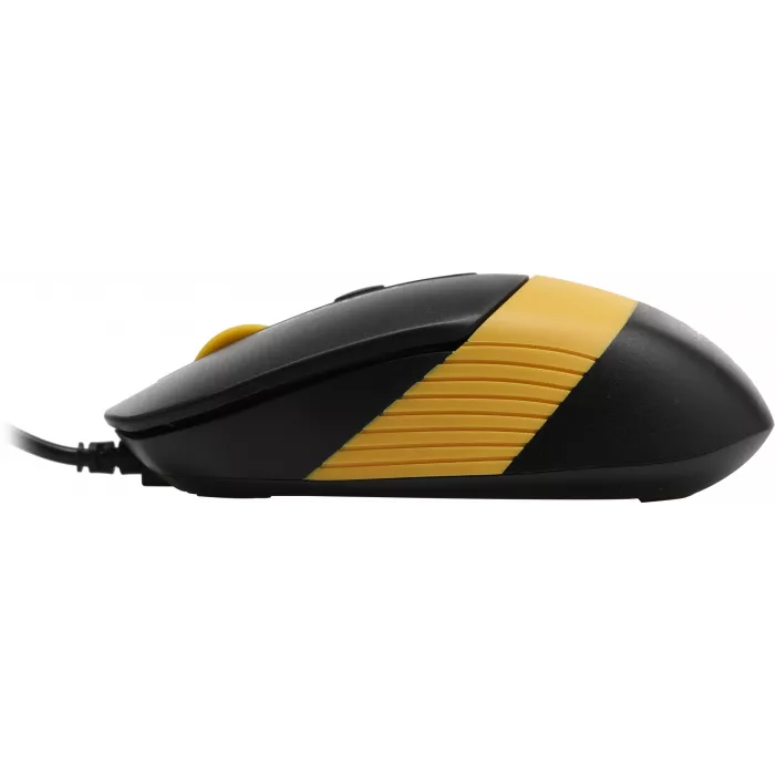Клавиатура + мышь A4Tech Fstyler F1110 клав:черный/желтый мышь:черный/желтый USB Multimedia (F1110 BUMBLEBEE)