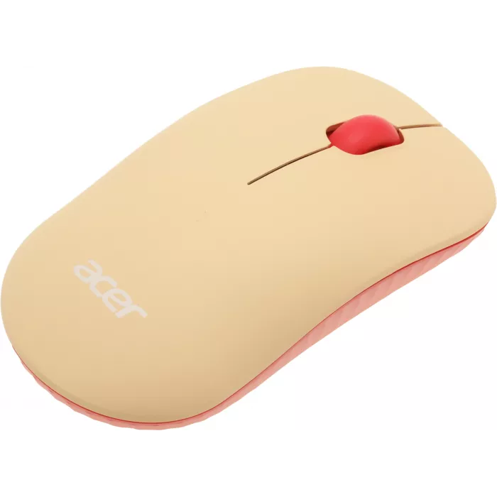 Клавиатура + мышь Acer OCC205 клав:розовый/бежевый мышь:розовый/бежевый USB беспроводная slim Multimedia (ZL.ACCEE.00F)