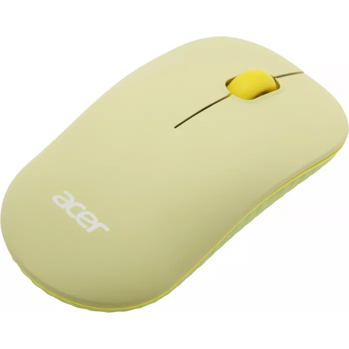 Клавиатура + мышь Acer OCC205 клав:зеленый/желтый мышь:зеленый/желтый USB беспроводная slim Multimedia (ZL.ACCEE.00E)