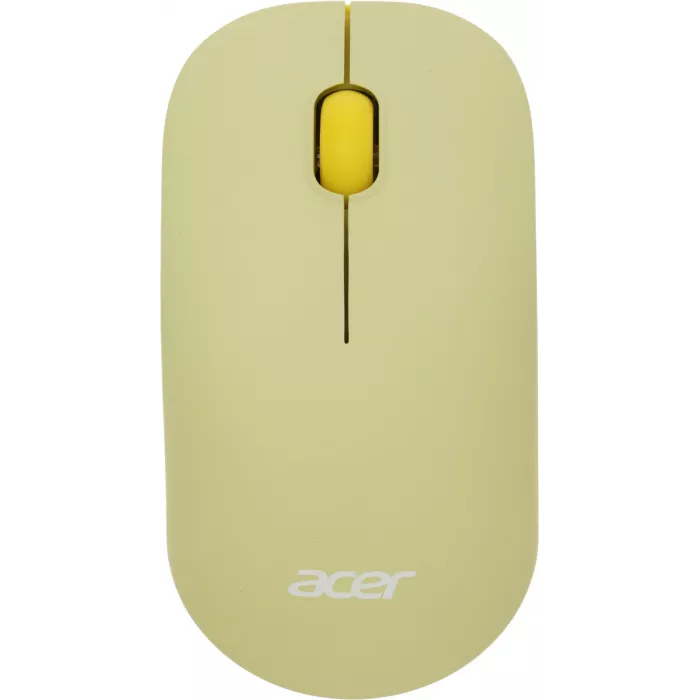 Клавиатура + мышь Acer OCC205 клав:зеленый/желтый мышь:зеленый/желтый USB беспроводная slim Multimedia (ZL.ACCEE.00E)