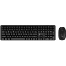Клавиатура + мышь Оклик S315W клав:черный мышь:черный USB беспроводная Multimedia (1978741)