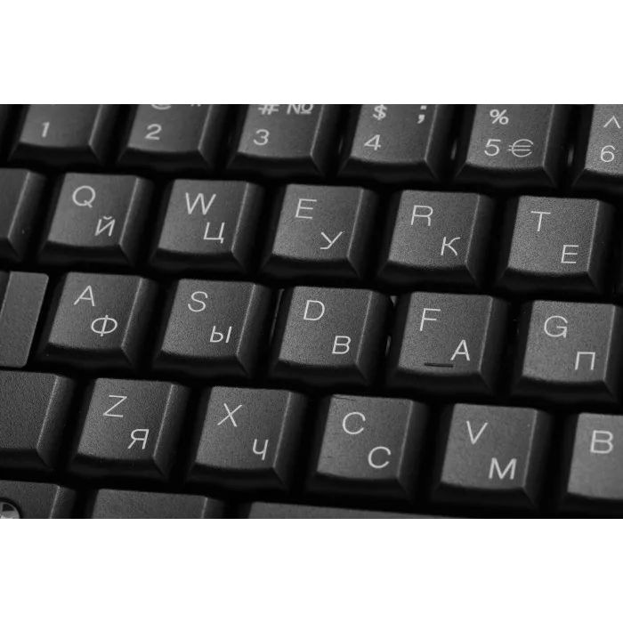 Клавиатура + мышь A4Tech KR-3330 клав:черный мышь:черный USB