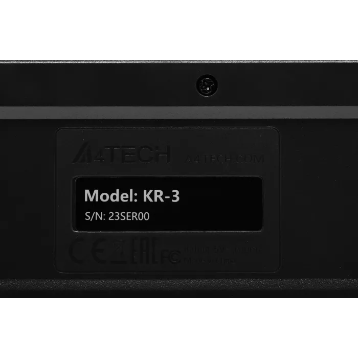 Клавиатура + мышь A4Tech KR-3330 клав:черный мышь:черный USB