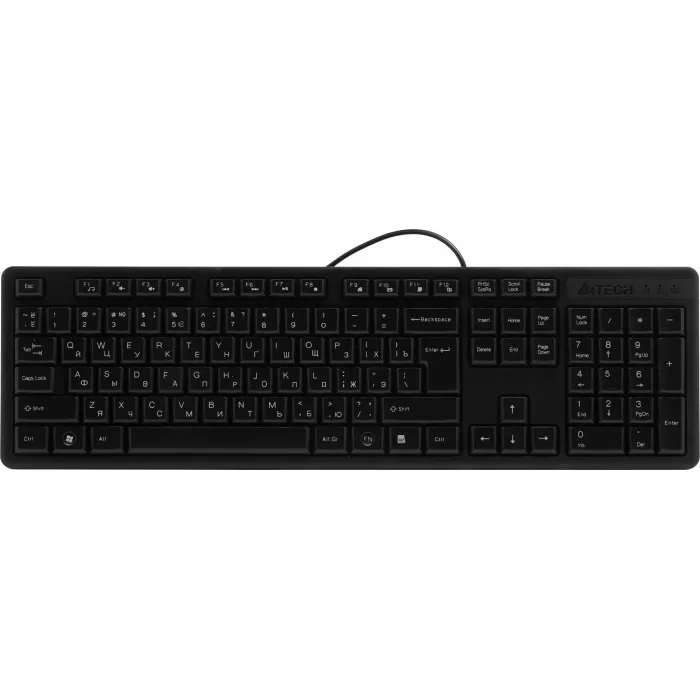 Клавиатура + мышь A4Tech KR-3330 клав:черный мышь:черный USB