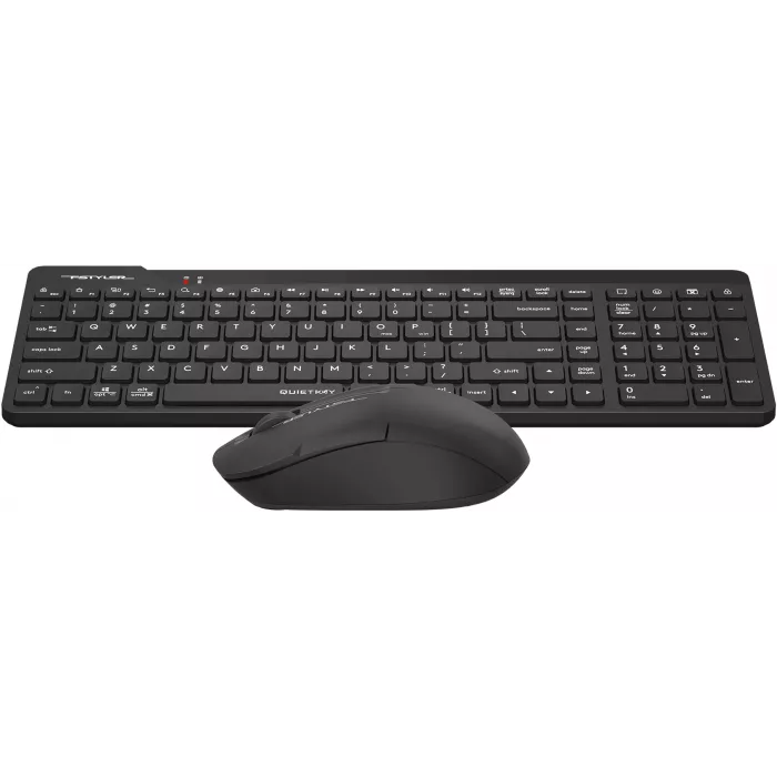 Клавиатура + мышь A4Tech Fstyler FG2300 Air2 клав:черный мышь:черный USB беспроводная slim (FG2300 AIR2 BLACK)