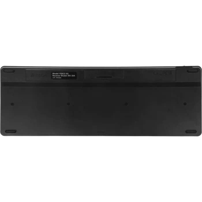 Клавиатура + мышь A4Tech Fstyler FG2300 Air2 клав:черный мышь:черный USB беспроводная slim (FG2300 AIR2 BLACK)