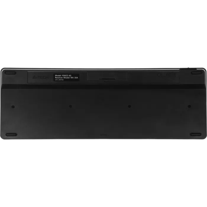 Клавиатура + мышь A4Tech Fstyler FG2400 Air2 клав:черный мышь:черный USB беспроводная slim (FG2400 AIR2 BLACK)