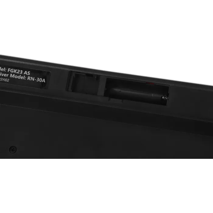 Клавиатура + мышь A4Tech Fstyler FG2400 Air2 клав:черный мышь:черный USB беспроводная slim (FG2400 AIR2 BLACK)