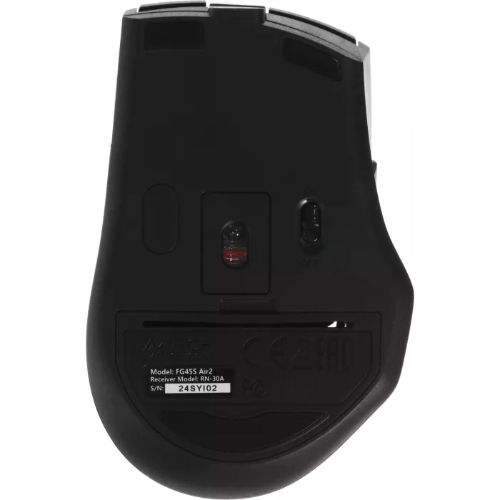 Клавиатура + мышь A4Tech Fstyler FG2400 Air2 клав:черный мышь:черный USB беспроводная slim (FG2400 AIR2 BLACK)