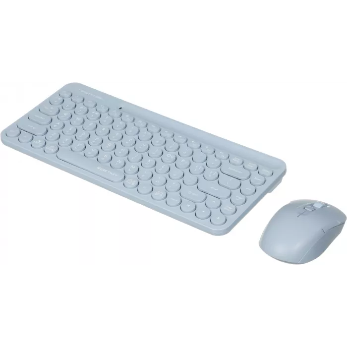 Клавиатура + мышь A4Tech Fstyler FG3200 Air2 клав:синий мышь:синий USB беспроводная slim Multimedia