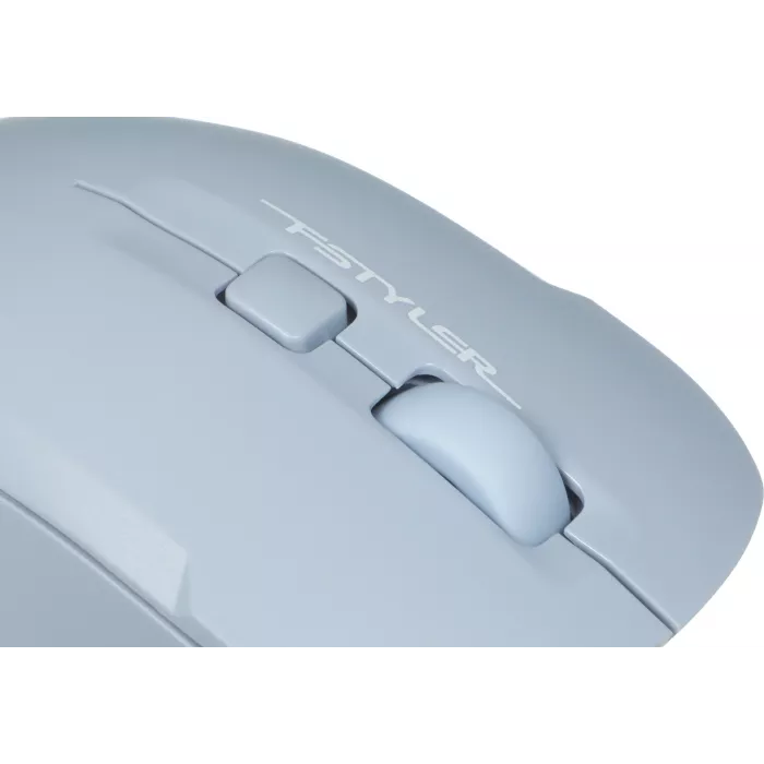 Клавиатура + мышь A4Tech Fstyler FG3200 Air2 клав:синий мышь:синий USB беспроводная slim Multimedia