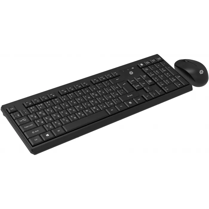 Клавиатура + мышь Оклик S269W клав:черный мышь:черный USB беспроводная slim Multimedia (2070303)