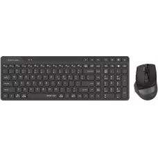 Клавиатура + мышь A4Tech Fstyler FB2800C Air2 клав:черный мышь:черный/серый USB беспроводная Bluetooth/Радио slim