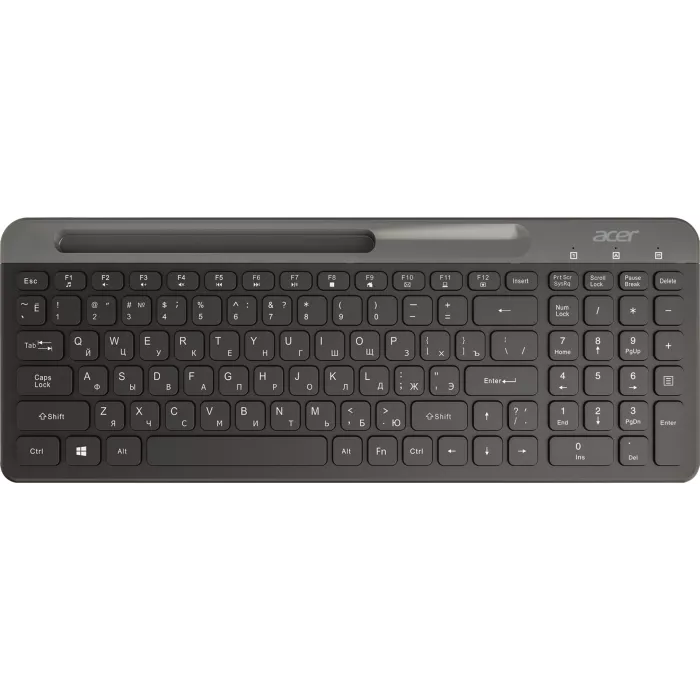 Клавиатура + мышь Acer OCC402 клав:черный мышь:черный USB беспроводная slim Multimedia (ZL.ACCCC.018)