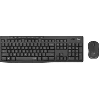 Клавиатура + мышь Logitech MK295 клав:черный мышь:черный USB беспроводная Multimedia (920-009813)