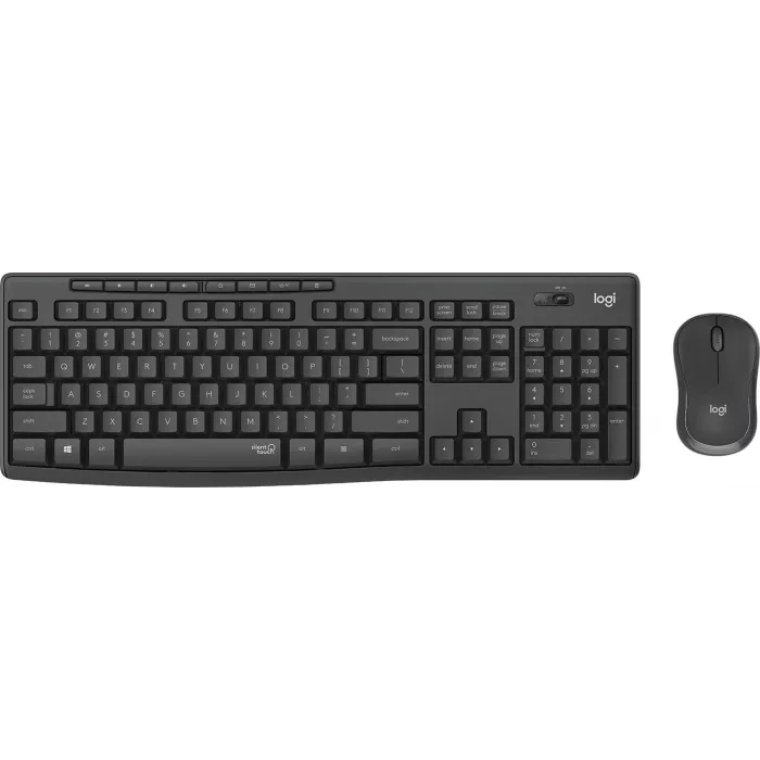 Клавиатура + мышь Logitech MK295 клав:черный мышь:черный USB беспроводная Multimedia (920-009813)