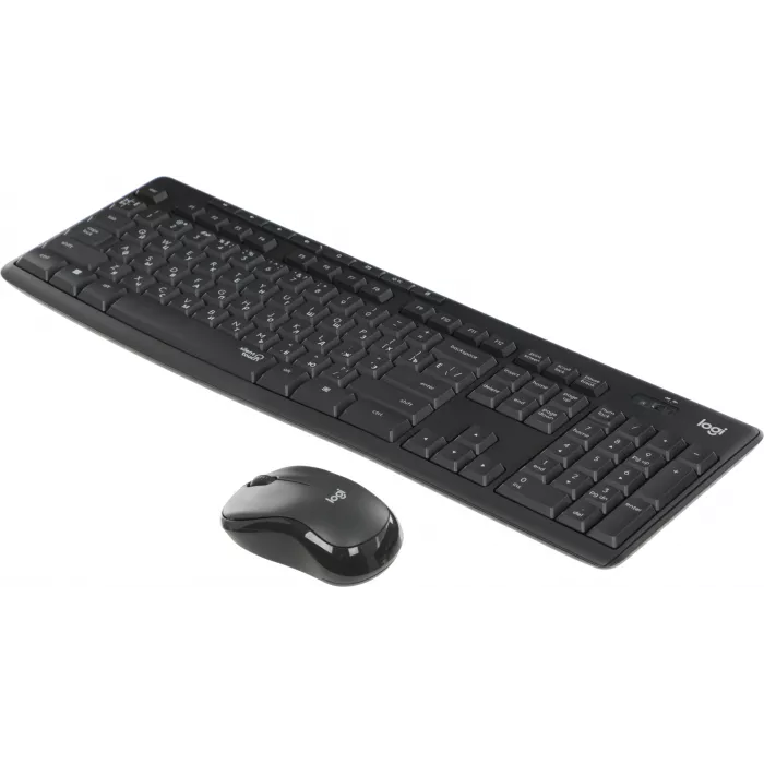 Клавиатура + мышь Logitech MK295 клав:черный мышь:черный USB беспроводная Multimedia (920-009813)