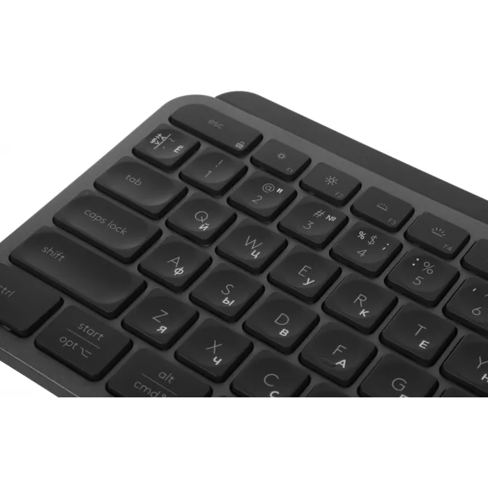 Клавиатура + мышь Logitech MX Keys S Combo клав:графитовый/черный мышь:графитовый USB беспроводная Bluetooth/Радио LED (920-011619)
