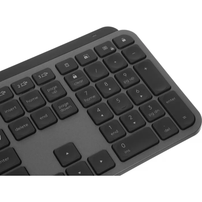Клавиатура + мышь Logitech MX Keys S Combo клав:графитовый/черный мышь:графитовый USB беспроводная Bluetooth/Радио LED (920-011619)