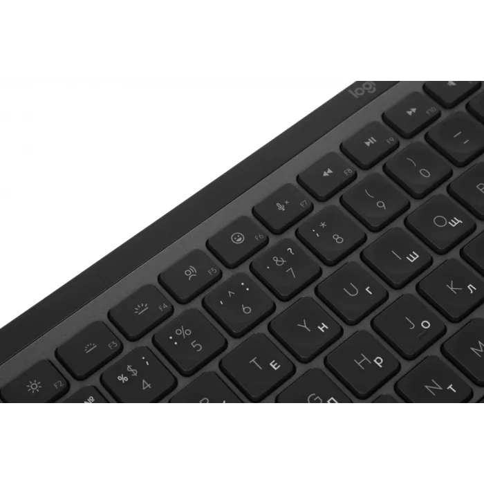 Клавиатура + мышь Logitech MX Keys S Combo клав:графитовый/черный мышь:графитовый USB беспроводная Bluetooth/Радио LED (920-011619)