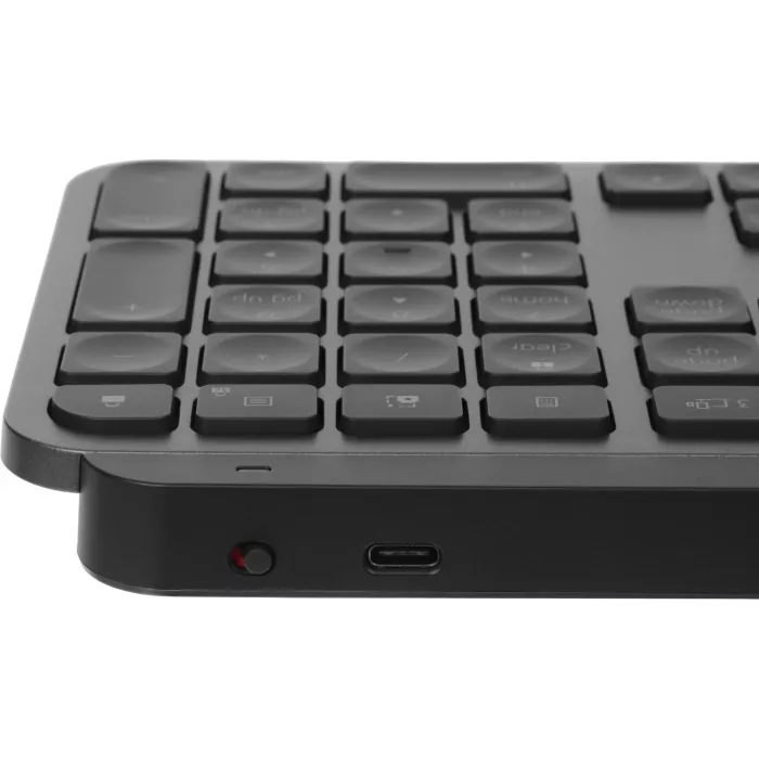 Клавиатура + мышь Logitech MX Keys S Combo клав:графитовый/черный мышь:графитовый USB беспроводная Bluetooth/Радио LED (920-011619)