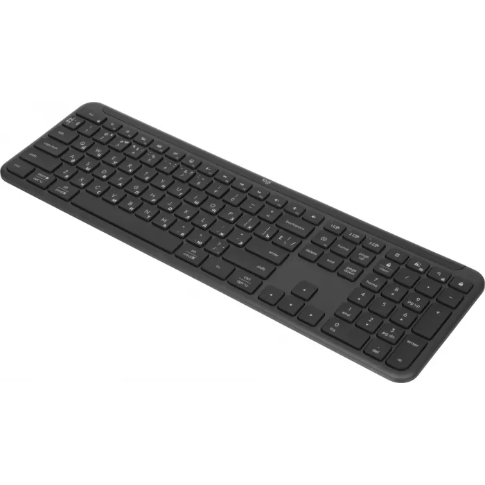 Клавиатура + мышь Logitech MK950 клав:графитовый/черный мышь:черный/серый USB беспроводная Bluetooth/Радио slim (920-012500)