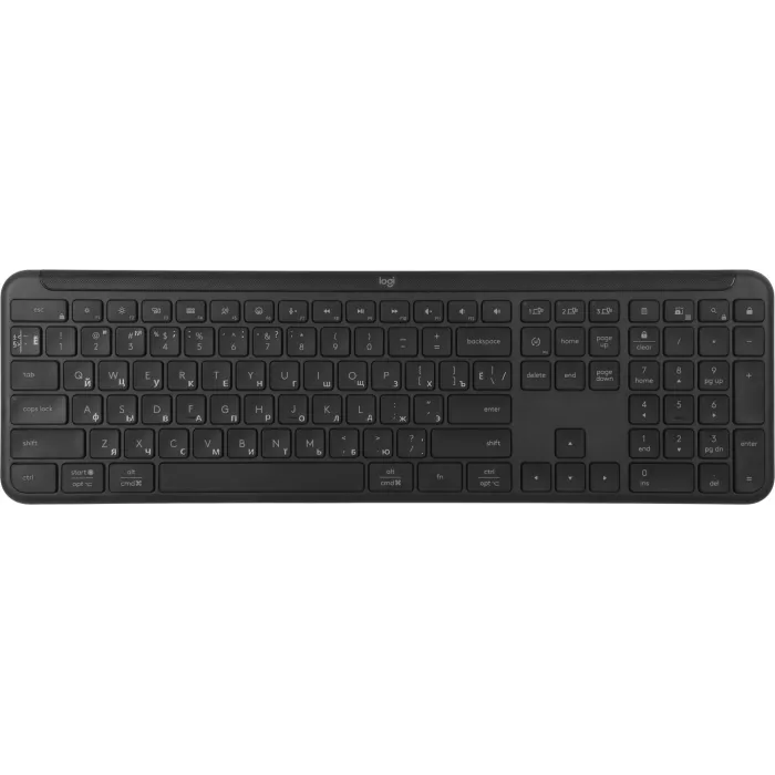 Клавиатура + мышь Logitech MK950 клав:графитовый/черный мышь:черный/серый USB беспроводная Bluetooth/Радио slim (920-012500)