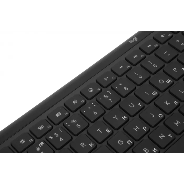 Клавиатура + мышь Logitech MK950 клав:графитовый/черный мышь:черный/серый USB беспроводная Bluetooth/Радио slim (920-012500)
