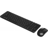 Клавиатура + мышь Logitech MK220 клав:черный мышь:черный USB беспроводная (920-003236)