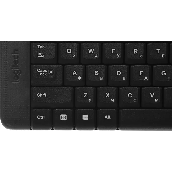 Клавиатура + мышь Logitech MK220 клав:черный мышь:черный USB беспроводная (920-003236)