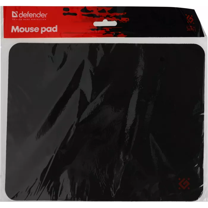 Коврик для мыши Defender 50550 Средний черный 250x200x3мм