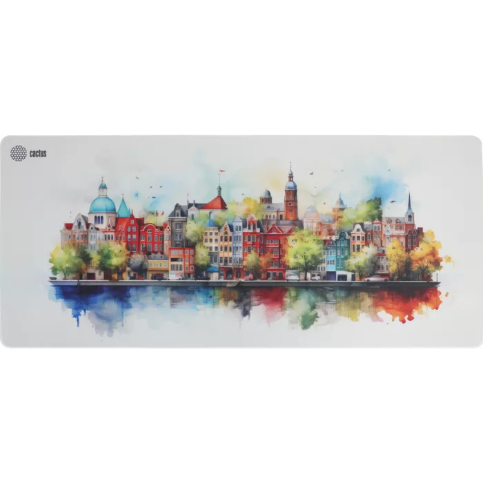 Коврик для мыши Cactus Amsterdam рисунок 900x400x3мм (CS-MP-PRO12XXL)