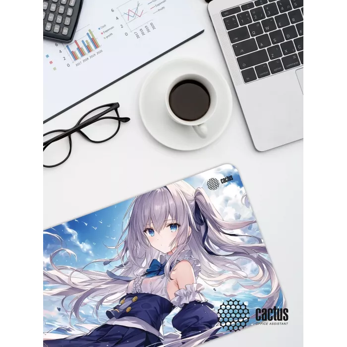 Коврик для мыши Cactus Anime blue 700x400x3мм (CS-MP-PRO01XLL)
