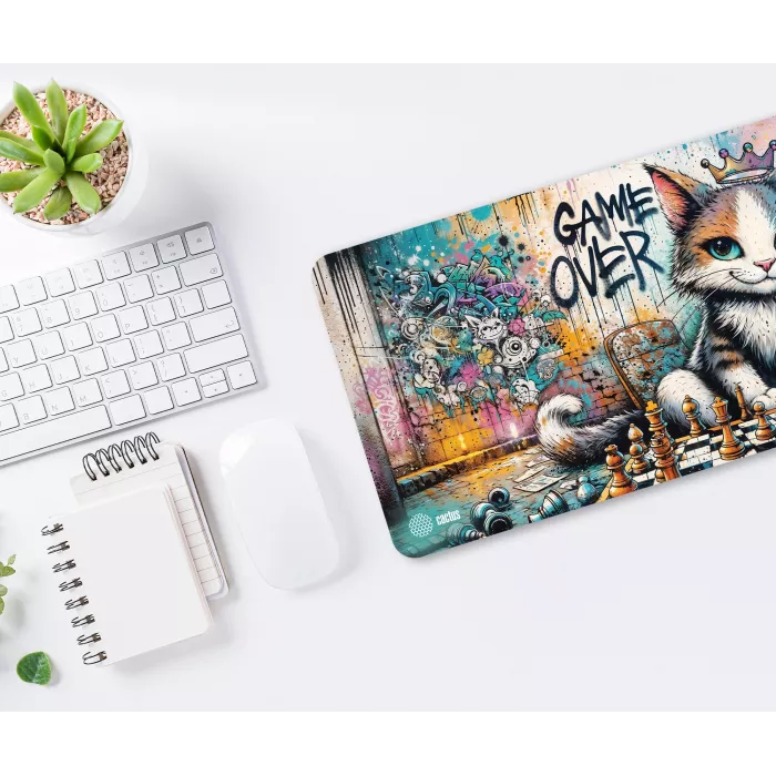 Коврик для мыши Cactus Game Over 900x400x4мм (CS-MP-COR01XXL)
