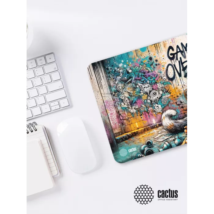 Коврик для мыши Cactus Game Over 900x400x4мм (CS-MP-COR01XXL)