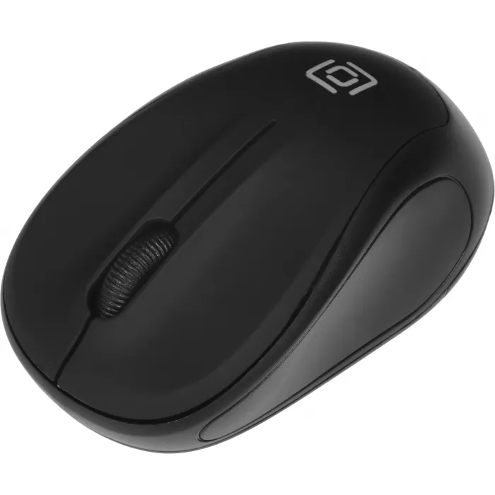 Мышь Оклик 665MW черный оптическая 1600dpi беспров. USB для ноутбука 3but (1025130)