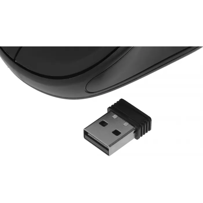 Мышь Оклик 665MW черный оптическая 1600dpi беспров. USB для ноутбука 3but (1025130)