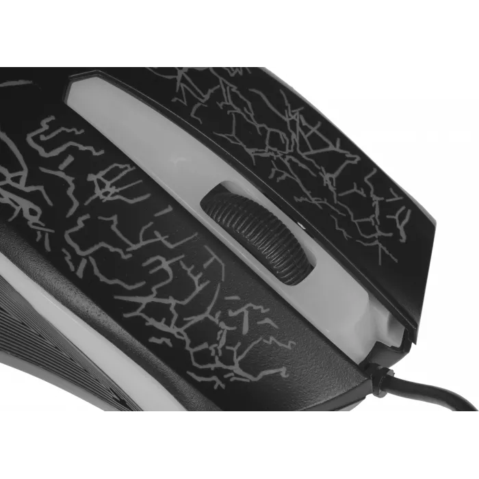 Мышь Оклик 395M SHADOW черный оптическая 1500dpi USB для ноутбука 3but (1102286)