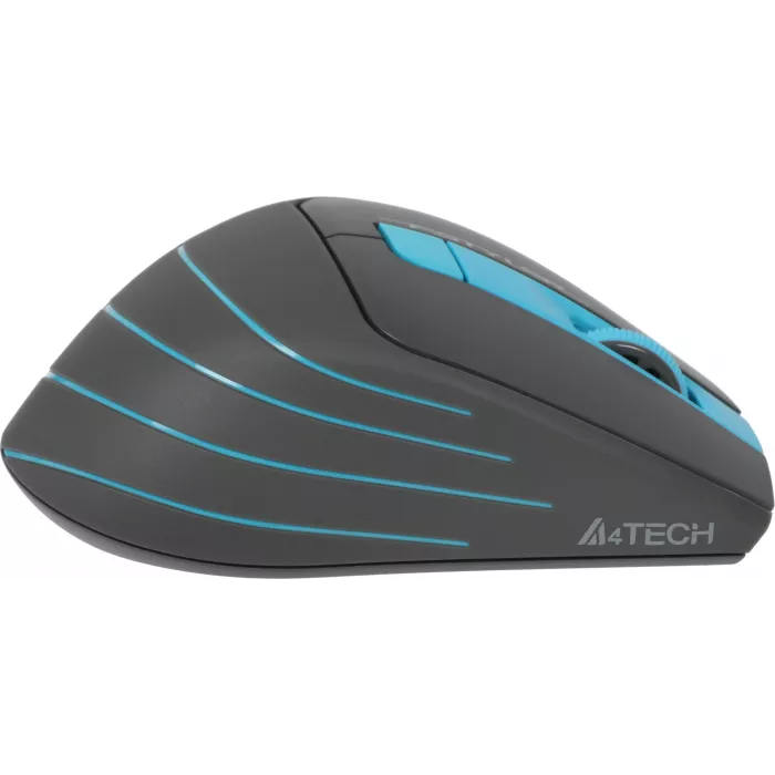 Мышь A4Tech Fstyler FG30 серый/синий оптическая 2000dpi беспров. USB 6but (FG30 BLUE)
