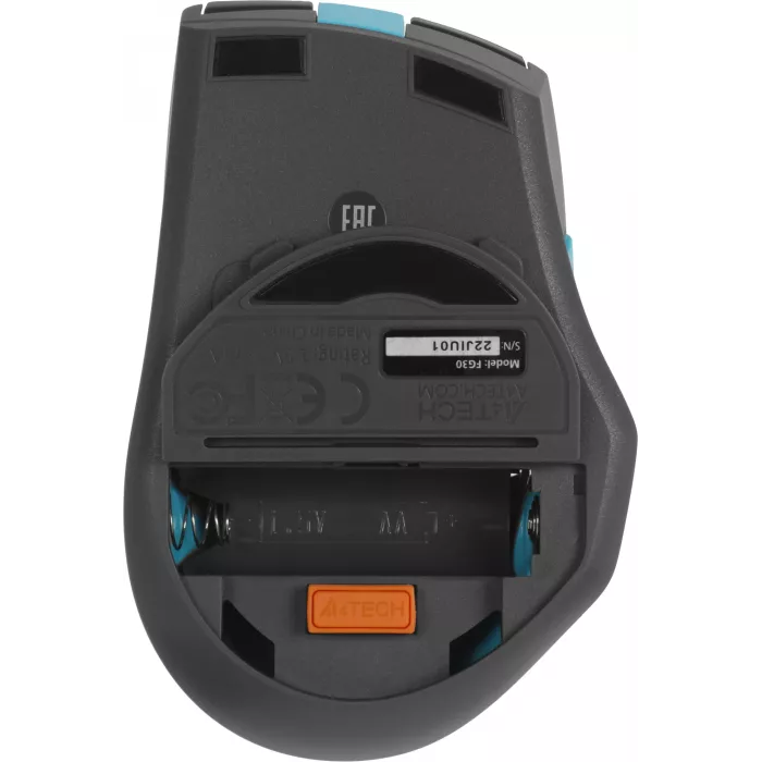 Мышь A4Tech Fstyler FG30 серый/синий оптическая 2000dpi беспров. USB 6but (FG30 BLUE)