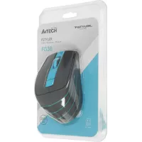 Мышь A4Tech Fstyler FG30 серый/синий оптическая 2000dpi беспров. USB 6but (FG30 BLUE)