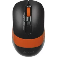 Мышь A4Tech Fstyler FG10 черный/оранжевый оптическая 2000dpi беспров. USB 4but (FG10 ORANGE)