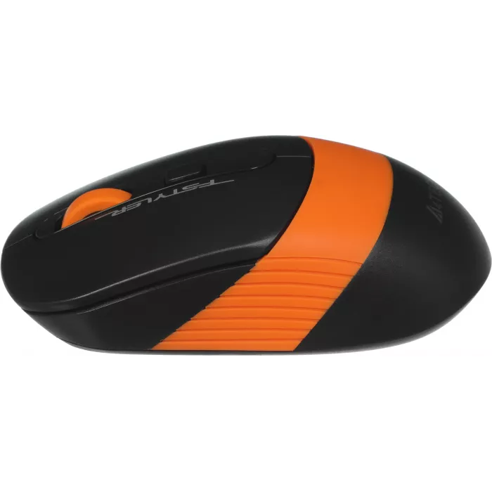 Мышь A4Tech Fstyler FG10 черный/оранжевый оптическая 2000dpi беспров. USB 4but (FG10 ORANGE)