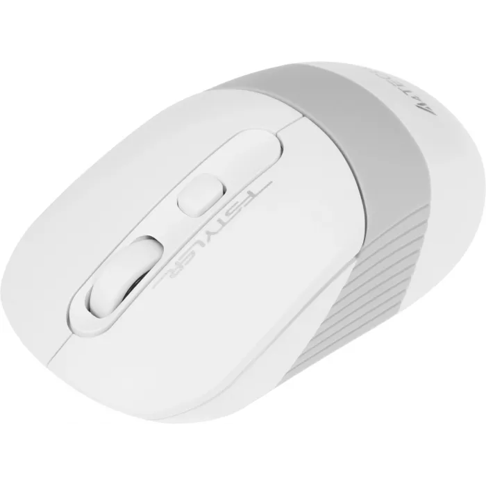 Мышь A4Tech Fstyler FG10 белый/серый оптическая 2000dpi беспров. USB 3but (FG10 WHITE)