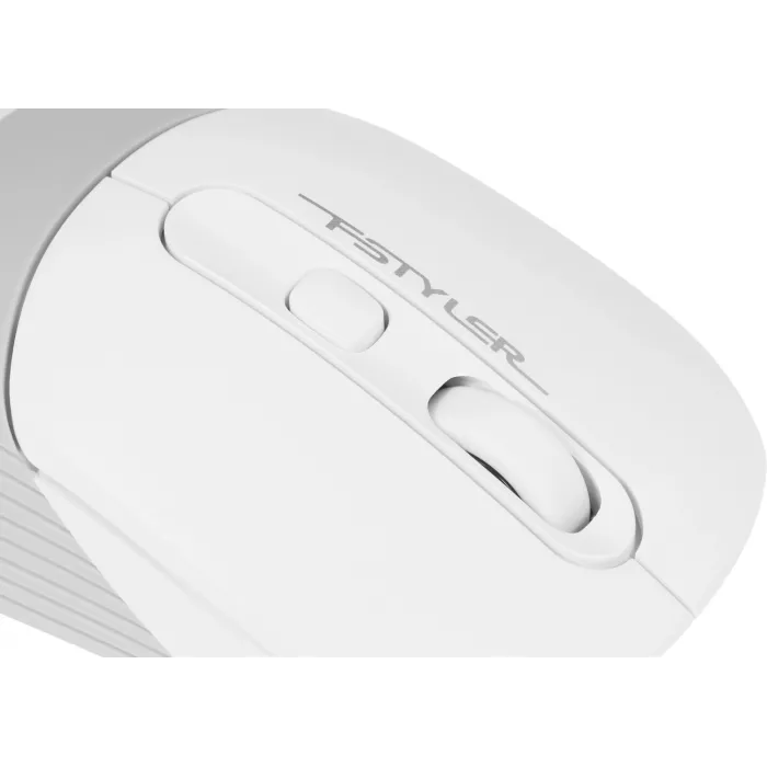 Мышь A4Tech Fstyler FG10 белый/серый оптическая 2000dpi беспров. USB 3but (FG10 WHITE)
