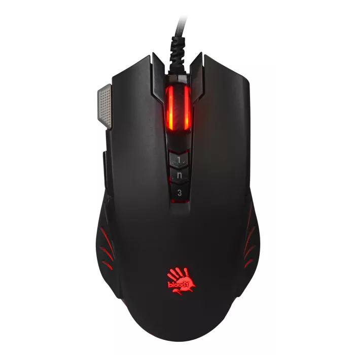 Мышь A4Tech Bloody V9M черный оптическая 6200dpi USB 9but